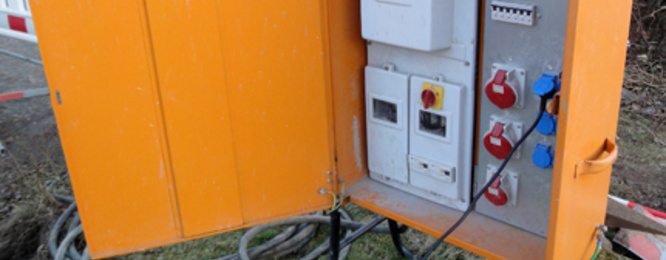 Baustrom bei Elektro-Service Winkler in Brandis