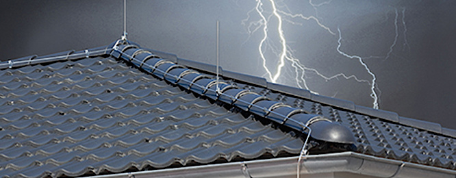 Äußerer Blitzschutz bei Elektro-Service Winkler in Brandis